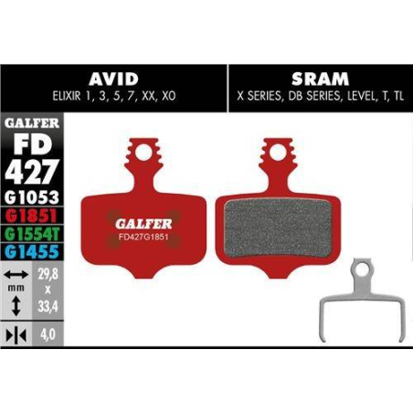 GALFER FD427 ADVANCED AVID ELIXIR - SRAM