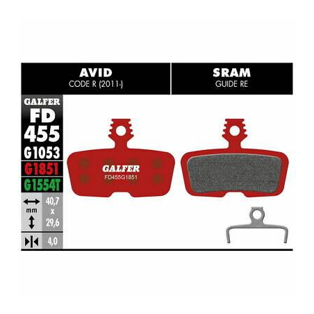 GALFER FD455 ADVANCED AVID CODE R