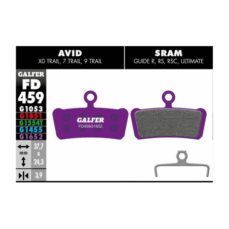 GALFER FD459 E-BIKE AVID - SRAM X0 TRAIL - 7 TRAIL - 9 TRAIL - GUIDE R - RS - RSC - ULTIMATE