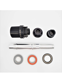 NUCLEO KIT SILVERTON 2.5  MICROSPLINE 3 PALAS - EJE ALUMINIO - RODAMIENTOS