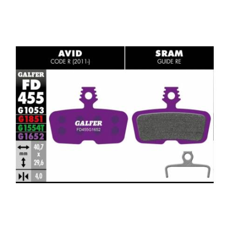 GALFER FD455 E-BIKE AVID - SRAM CODE R 2011 GUIDE RE