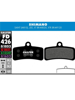 GALFER FD426 STANDARD SHIMANO SAINT - ZEE - XT BRM8020 - XTR BRM9120 4 PISTONES