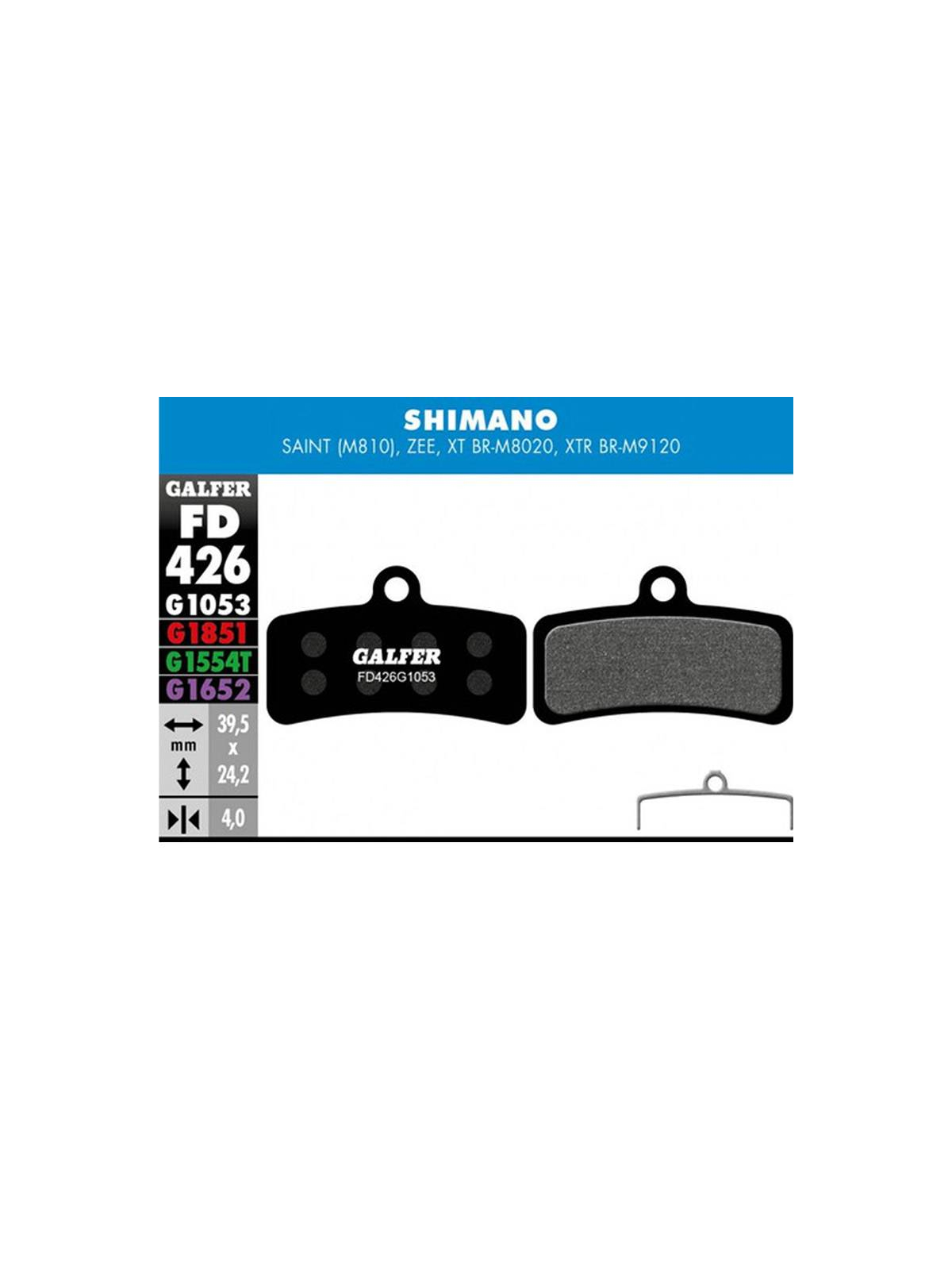 GALFER FD426 STANDARD SHIMANO SAINT - ZEE - XT BRM8020 - XTR BRM9120 4 PISTONES