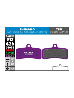 GALFER FD426 E-BIKE SHIMANO SAINT - ZEE - XT BRM8020 - XTR BRM9120 4 PISTONES