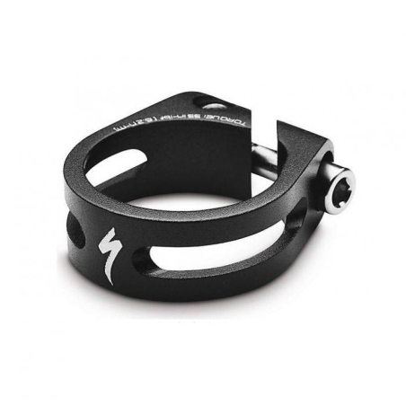 ABRAZADERA SILLIN  ROAD ALLOY SEATPOST CLAMP  32.6MM NEGRO