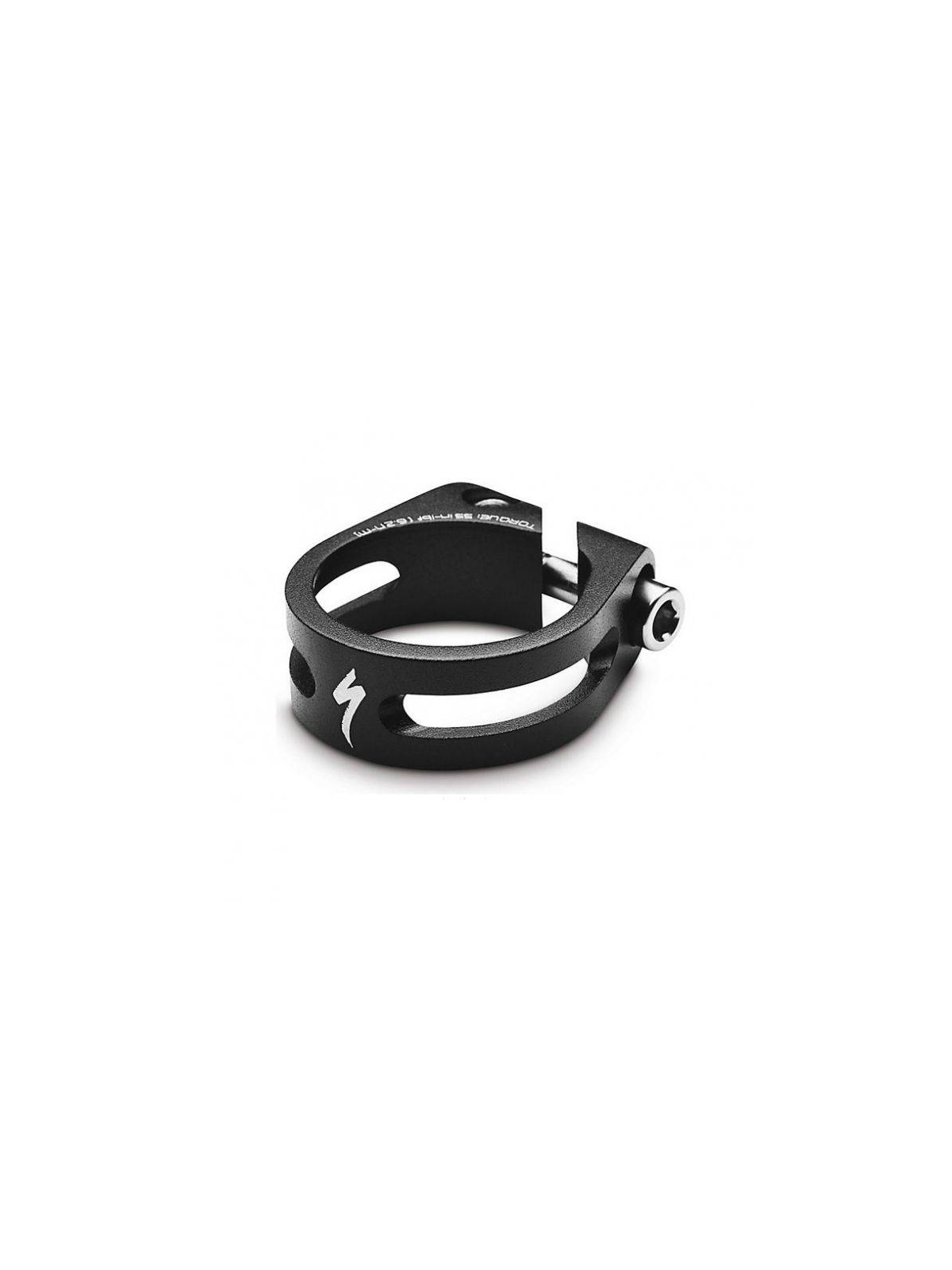 ABRAZADERA SILLIN  ROAD ALLOY SEATPOST CLAMP  32.6MM NEGRO