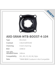 POTENCIOMETRO SIGEYI SRAM BOOST MTB 3 TORNILLOS 104BCD