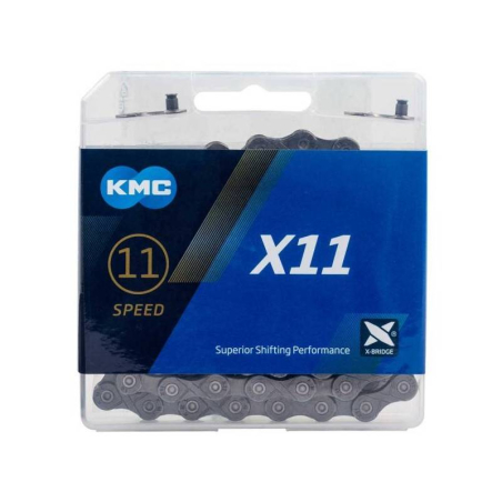 CADENA KMC X11R 11V GRIS 118 ESLABONES BX11RGY18