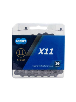 CADENA KMC X11R 11V GRIS 114 ESLABONES
