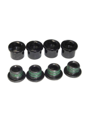 KIT DE TORNILLOS DE PLATO SRAM 4 BRAZOS SINGLE ALUMINIO GUART ACERO NEGRO