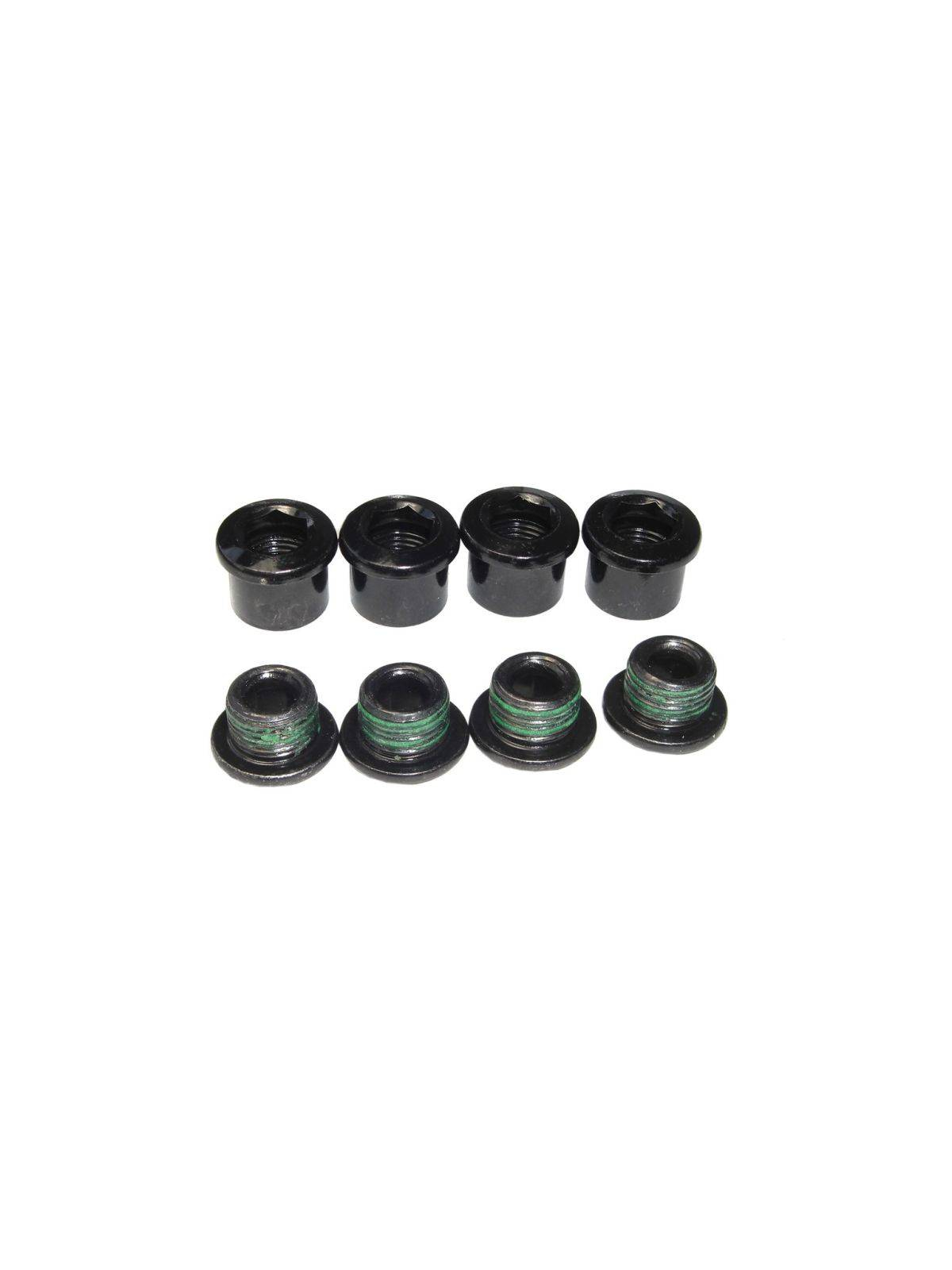 KIT DE TORNILLOS DE PLATO SRAM 4 BRAZOS SINGLE ALUMINIO GUART ACERO NEGRO