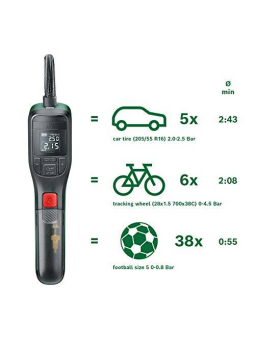 HINCHADOR ELECTRICO BOSCH EASYPUMP 10.3 BAR CON LUZ LED