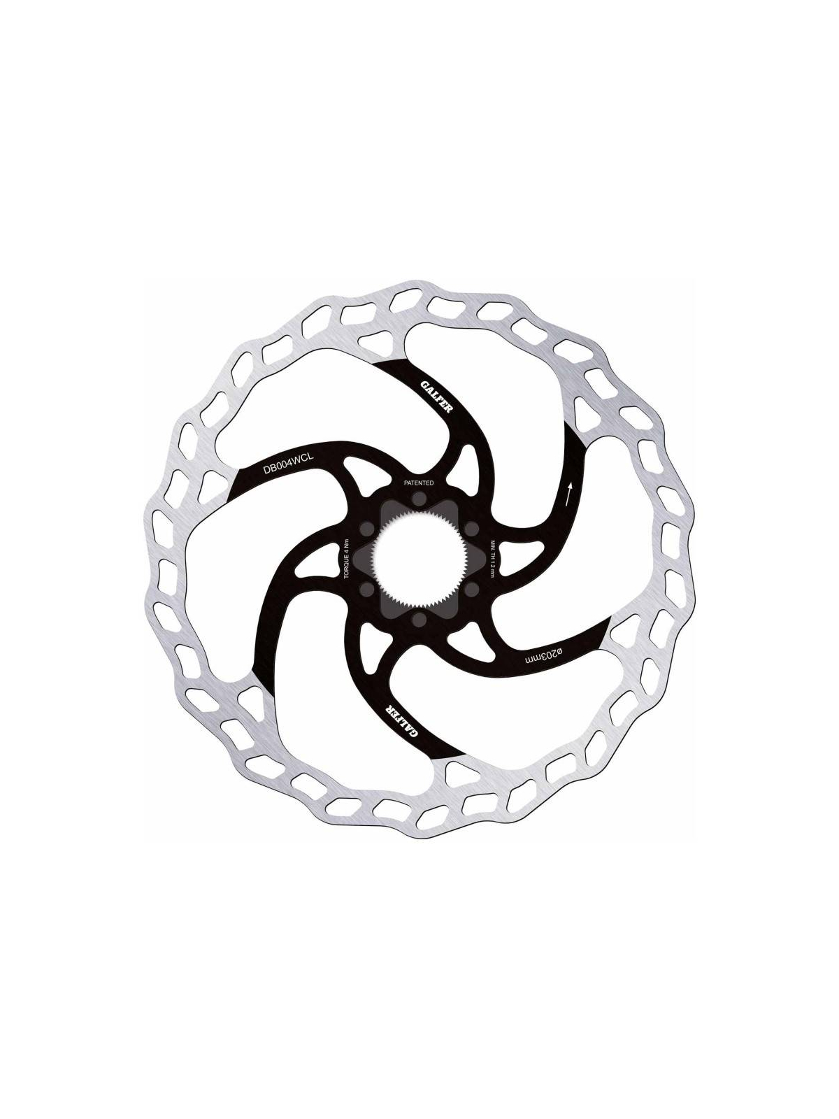 DISCO FRENO GALFER CENTER LOCK DB003WCL 180mm