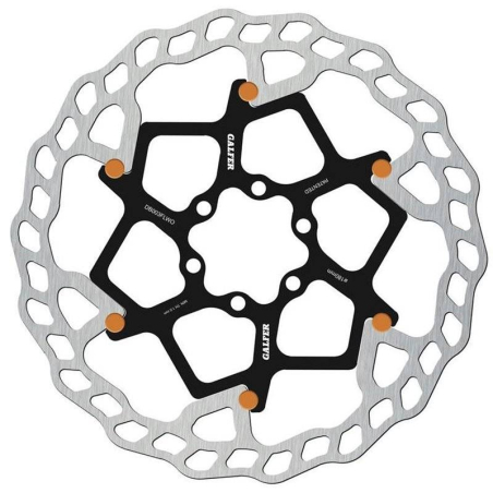 DISCO FRENO GALFER FLOTANTE 6 TORNILLOS NARANJA DB003FLWO 180mm