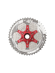 CASSETTE SUNRACE CSMX8 11V 11-42 ALUMINIO-ROJO