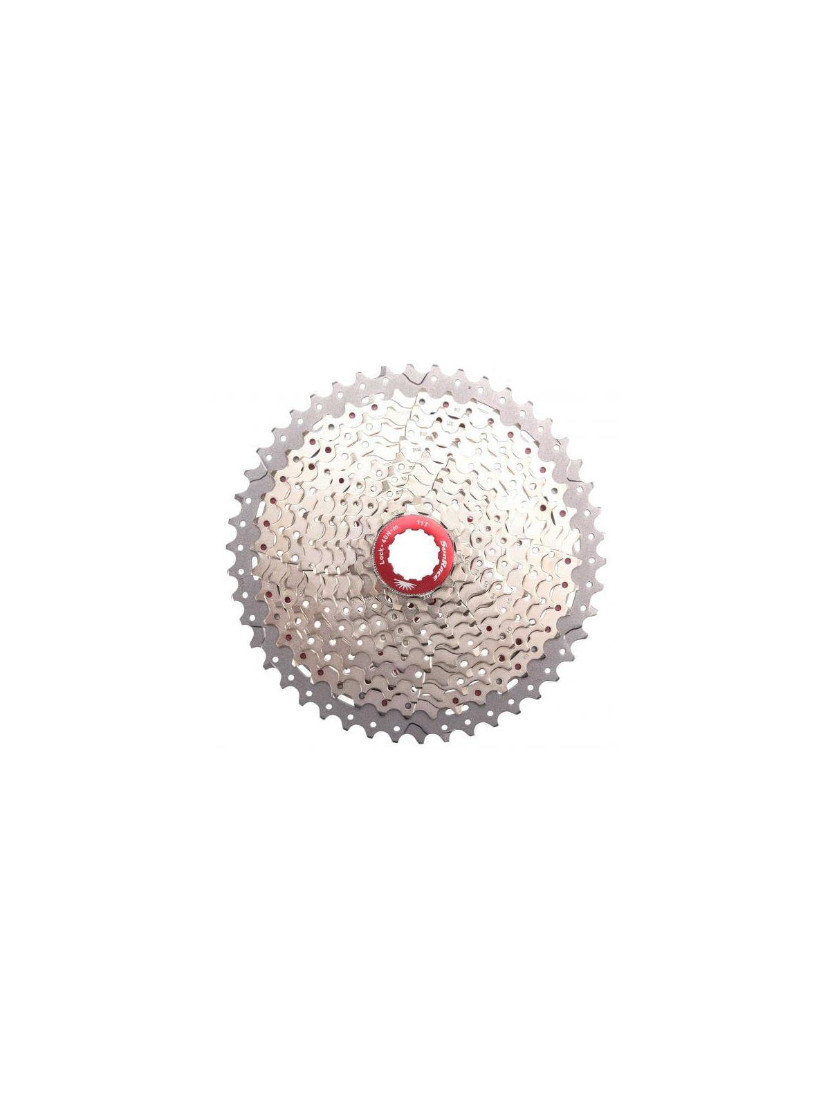 CASSETTE SUNRACE CSMX8 11V 11-42 ALUMINIO-ROJO