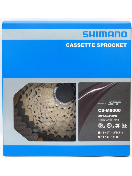 CASSETTE SHIMANO XT 11V 11-42 M8000