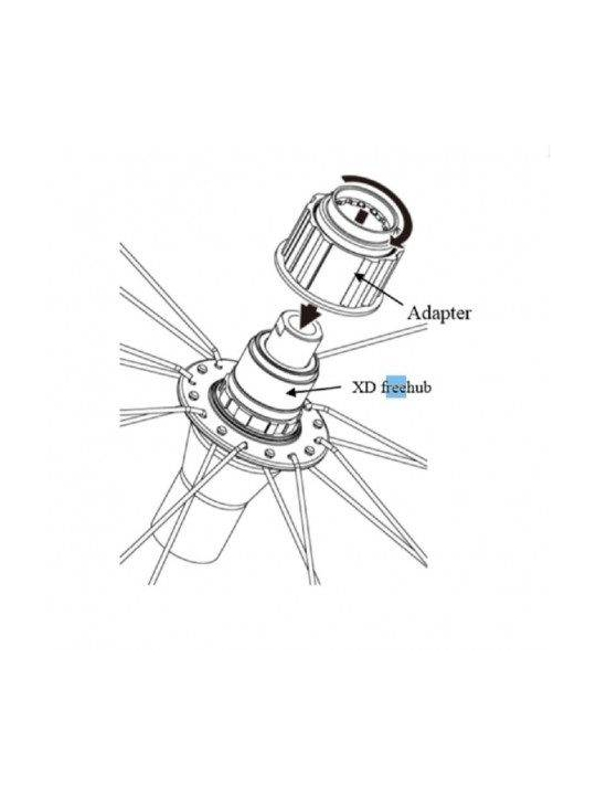 CASSETTE SUNRACE CSMX9X XD-DRIVER MTB NEGRO 12V 10-50