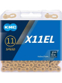 CADENA KMC X-11 EL LIGHT 118 ESLABONES 11V ORO