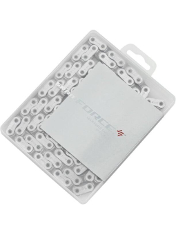 CADENA SRAM FORCE D1 FLATTOP 120 ESLABONES POWERLOCK 12V PLATA