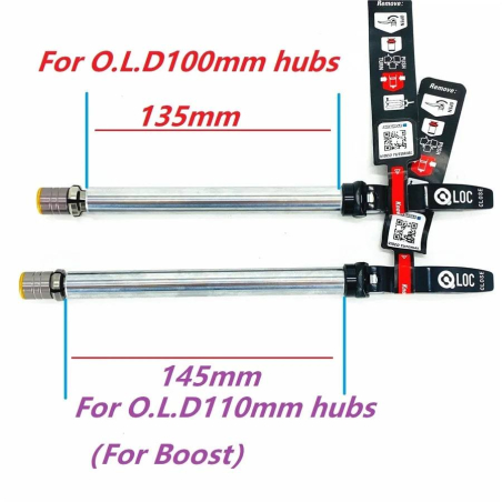 EJE PASANTE SUNTOUR 100X15 Q-LOC 15QLC32 NO BOOST