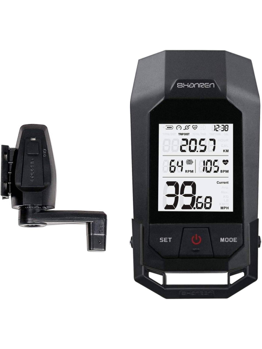 Raptor II SR-BLC10-A | Ciclocomputador Inalámbrico con Luz LED Integrada - Precisión y Eficiencia en Ciclismo