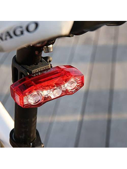 Faro de seguridad trasero CatEye ViZ300 recargable USB para ciclismo.
