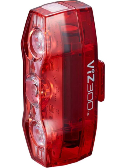 Luz trasera CatEye ViZ300 de 300 lumenes alta potencia.