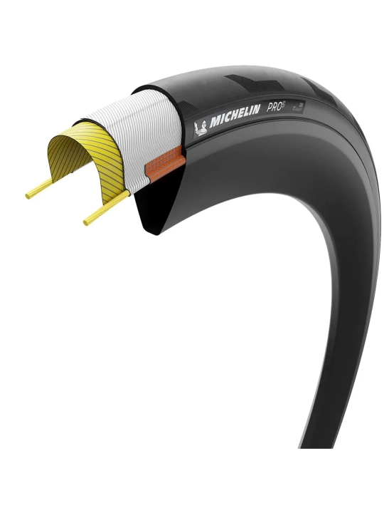 CUBIERTA MICHELIN PRO5 COMPETITION LINE TUBELESS READY PLEGABLE NEGRO