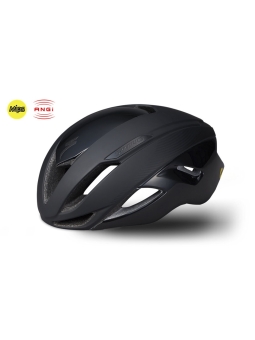 Casco aerodinámico Specialized S-Works Evade II con sensor ANGI y cierre magnético.