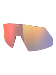 Lente de máscara roja espejada de recambio para gafas de ciclismo Scott Pro Shield.
