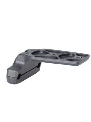Adaptador negro Syncros 422805 para montaje de accesorios iS en raíles de sillín.