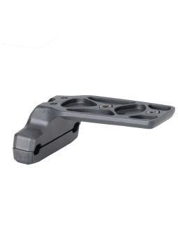 Adaptador negro Syncros 422805 para montaje de accesorios iS en raíles de sillín.
