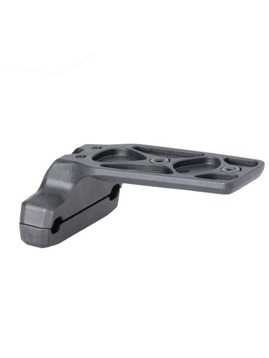 Adaptador negro Syncros 422805 para montaje de accesorios iS en raíles de sillín.