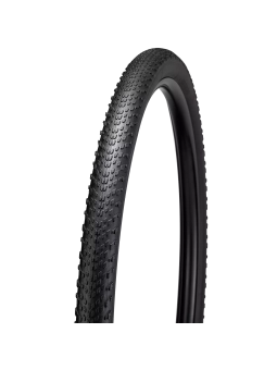 Neumático Specialized Tracer TLR negro con taqueado mixto para bicicleta de Gravel.