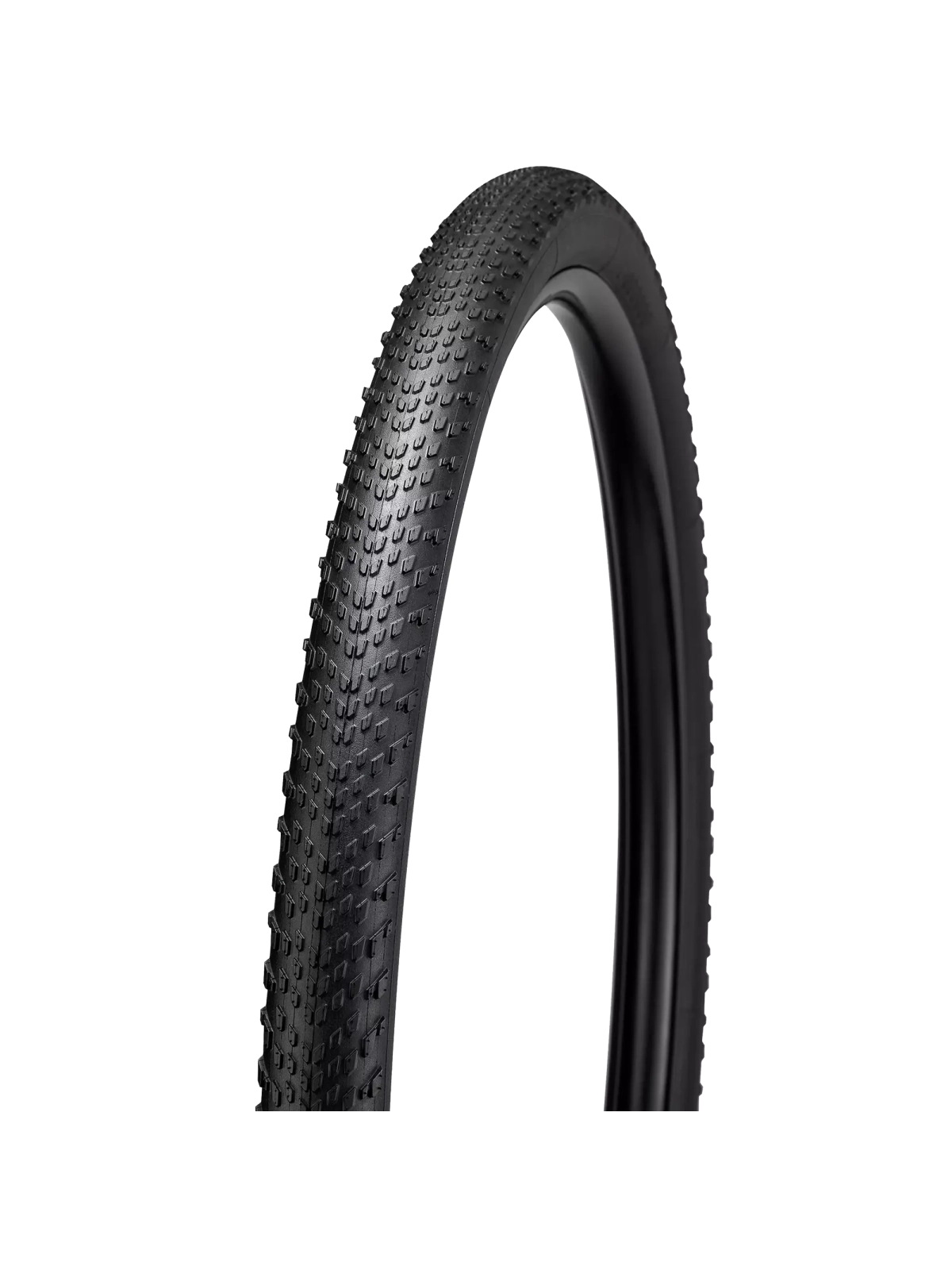 Neumático Specialized Tracer TLR negro con taqueado mixto para bicicleta de Gravel.