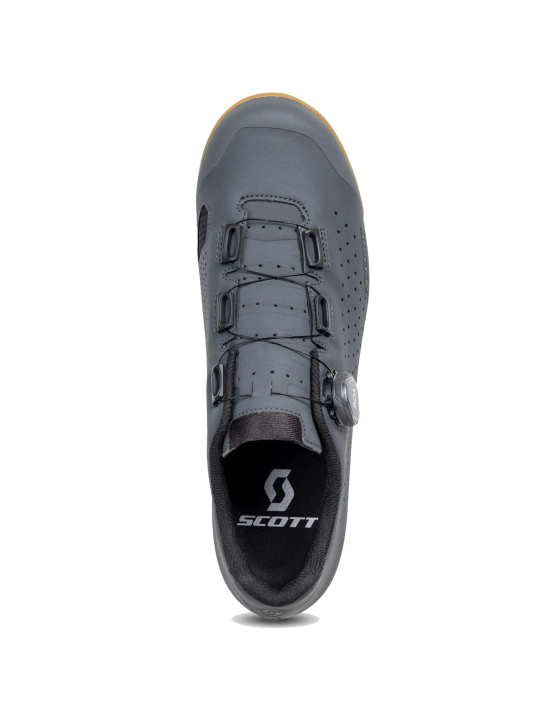 Zapatillas de ciclismo Scott Gravel Pro con dial BOA y suela técnica de agarre.