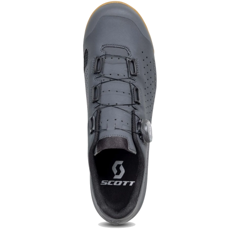 Zapatillas de ciclismo Scott Gravel Pro con dial BOA y suela técnica de agarre.