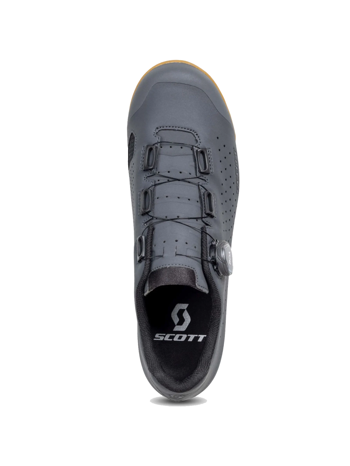 Zapatillas de ciclismo Scott Gravel Pro con dial BOA y suela técnica de agarre.