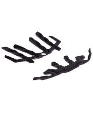Pack de almohadillas de recambio negras para casco Scott Tago Plus.