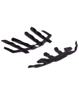 Pack de almohadillas de recambio negras para casco Scott Tago Plus.