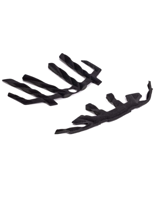 Pack de almohadillas de recambio negras para casco Scott Tago Plus.