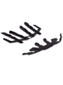 Pack de almohadillas de recambio negras para casco Scott Tago Plus.