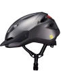 Casco infantil Specialized Shuffle con luz trasera LED encendida.