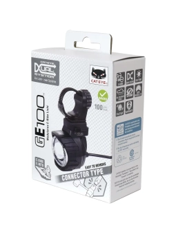 Faro E-Bike CatEye GE100 (HL-EB570G) | 100 Lux | Al-Límite Bicis