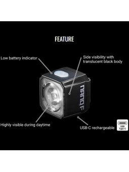 Faro Delantero CatEye Nano F (TL-LD830-F) | 100 Lúmenes | Al-Límite Bicis