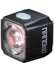 Luz trasera recargable USB CatEye NANO 60 para ciclismo de carretera.