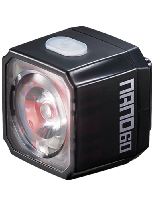 Luz trasera recargable USB CatEye NANO 60 para ciclismo de carretera.