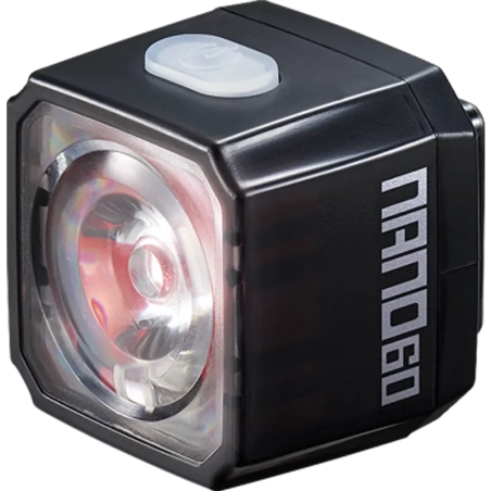 Luz trasera recargable USB CatEye NANO 60 para ciclismo de carretera.