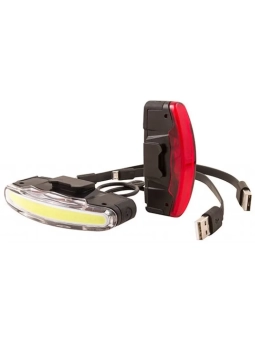 Set Luces Spanninga Arco USB | 30/80 Lúmenes | Al-Límite Bicis